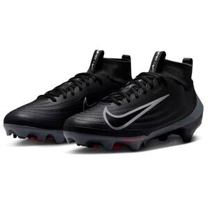 New Men's Nike Vapor Pro 1 Football Cleats FB3298-002 Black/Grey Size 14